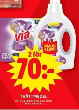 ICA Maxi Tvättmedel erbjuda