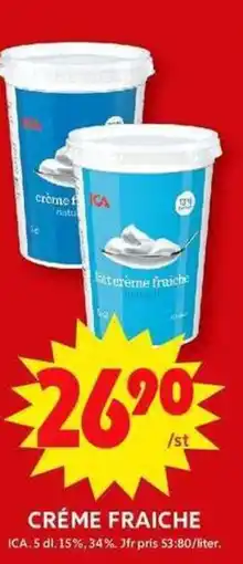 ICA Maxi Créme fraiche erbjuda
