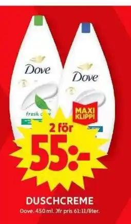 ICA Maxi Duschcreme erbjuda