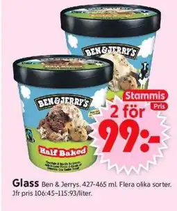 ICA Supermarket Ben & Jerry's Ice Cream erbjuda