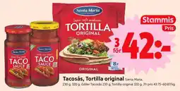 ICA Supermarket Tacossås, Tortilla original erbjuda