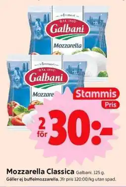 ICA Supermarket Mozzarella Classica erbjuda