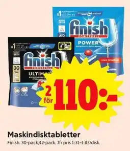 ICA Supermarket MASKINDISKTABLETTER erbjuda