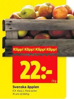 ICA Supermarket Svenska Äpplen erbjuda