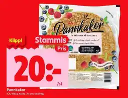 ICA Supermarket Pannkakor erbjuda