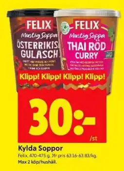 ICA Supermarket Kylda Soppor erbjuda