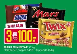 ÖoB Mars Minibitar erbjuda