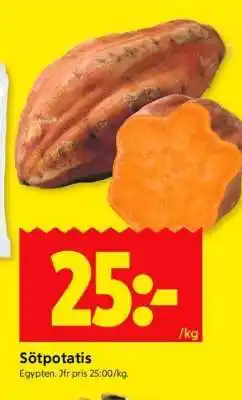 ICA Supermarket Sötpotatis erbjuda