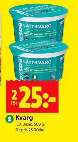ICA Supermarket Kvarg erbjuda