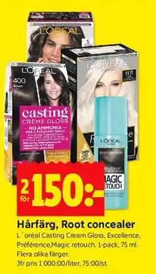 ICA Supermarket Hårfärg, Root Concealer erbjuda