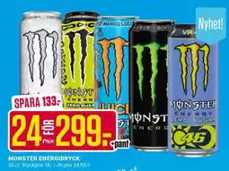 ÖoB Monster energidryck erbjuda
