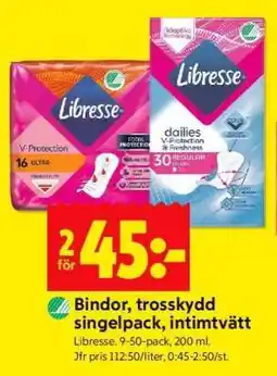 ICA Supermarket Libresse erbjuda