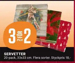 ÖoB Servetter erbjuda