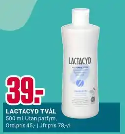 ÖoB LACTACYD TVÅL erbjuda