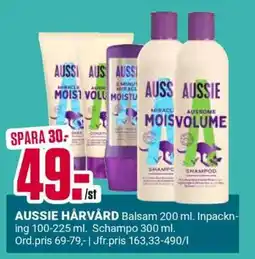 ÖoB AUSSIE HÅRVÅRD erbjuda