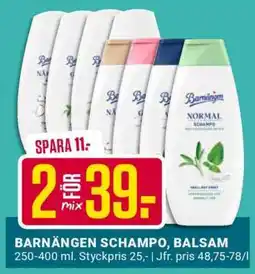 ÖoB Barnängen Schampo, Balsam erbjuda