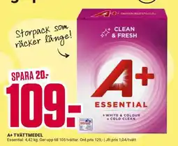 ÖoB A+ TVÄTTMEDEL erbjuda