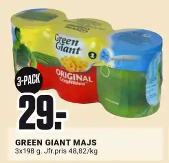 ÖoB GREEN GIANT MAJS erbjuda