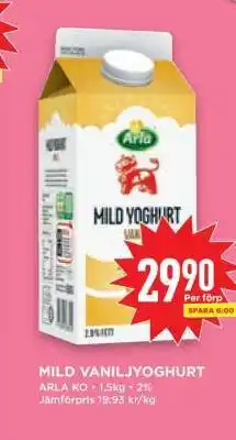 Willys Mild Vaniljyoghurt erbjuda