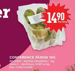 Willys CONFERENCE PÄRON 1KG erbjuda