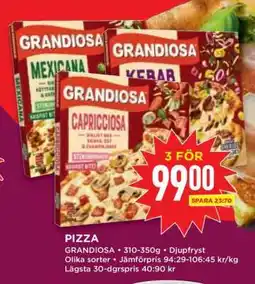 Willys Pizza Grandiosa erbjuda