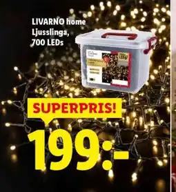 Lidl Livarno home Ljusslinga, 700 LEDs erbjuda