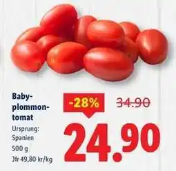 Lidl Baby-plommontomat erbjuda