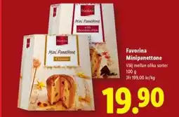 Lidl Favorina Minipanettone erbjuda