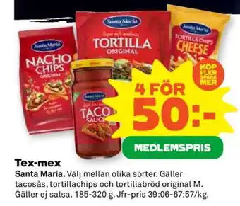 Stora Coop TEX-MEX erbjuda