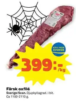 Stora Coop FÄRSK OXFILÉ erbjuda