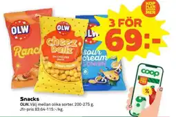 Stora Coop SNACKS erbjuda