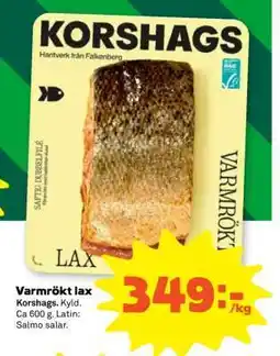 Stora Coop Varmrökt lax erbjuda