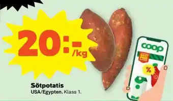 Stora Coop Sötpotatis erbjuda