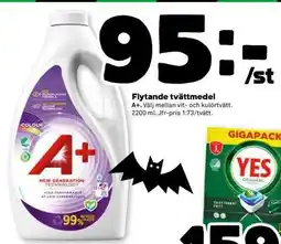 Stora Coop FLYTANDE TVÄTTMEDEL erbjuda