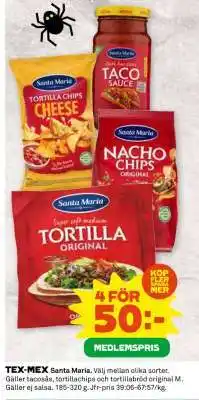 Coop TEX-MEX Santa Maria erbjuda
