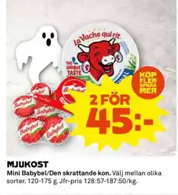 Coop Mjukkost Mini Babybel/Den skrattande kon erbjuda