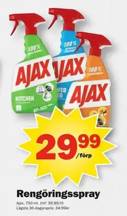 Pekås Rengöringsspray, SEK 29.99 erbjuda