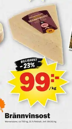 Pekås Brännvinsost, SEK 99 erbjuda