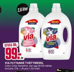 ÖoB VIA FLYTANDE TVÄTTMEDEL, SEK 99 erbjuda