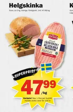 Pekås Helgskinka, Medlemspris erbjuda