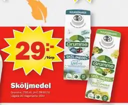 Pekås Sköljmedel, SEK 29 erbjuda