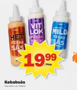 Pekås Kebabsås, SEK 19.99 erbjuda