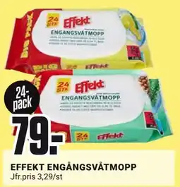ÖoB EFFEKT ENGÅNGSVÅTMOPP, SEK 79 erbjuda