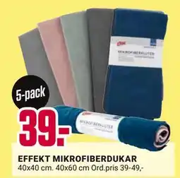 ÖoB EFFEKT MIKROFIBERDUKAR, SEK 39 erbjuda