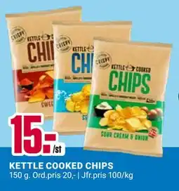 ÖoB KETTLE COOKED CHIPS, SEK 15 erbjuda