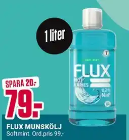 ÖoB FLUX MUNSKÖLJ, SEK 79 erbjuda