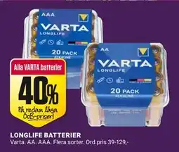 ÖoB LONGLIFE BATTERIER erbjuda