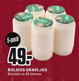 ÖoB BOLSIUS GRAVLJUS, SEK 49 erbjuda