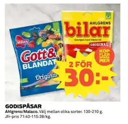 Coop Daglivs GODISPÅSAR, SEK 30 erbjuda