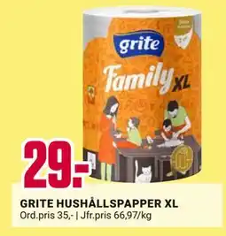ÖoB GRITE HUSHÅLLSPAPPER XL, SEK 29 erbjuda